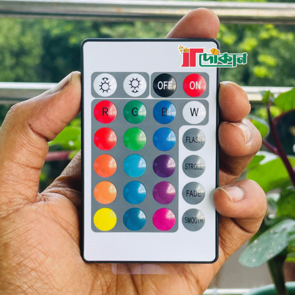 RGB LED Stripe Light Remote - যাদের রিমোট হারিয়ে গেছে বা কাজ করছে না – তাদের জন্য এটা পারফেক্ট রিপ্লেসমেন্ট!